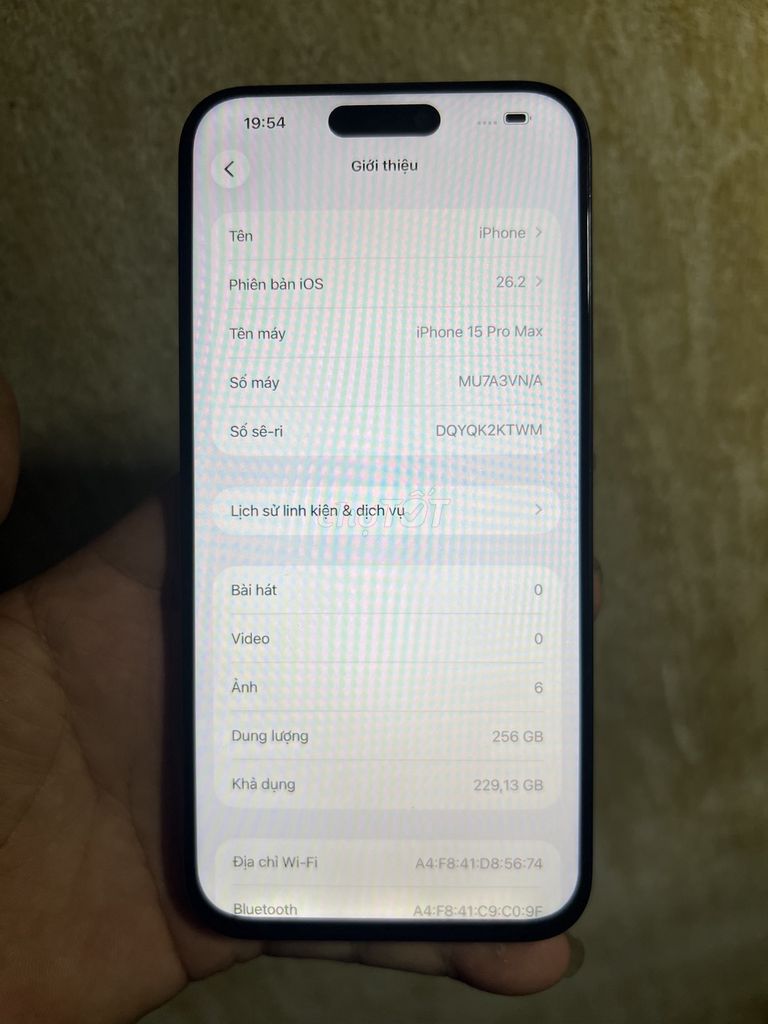 Apple iPhone 15 Pro Max 256GB Tím. Mua bán Điện thoại tại Thành phố Thuận An Bình Dương được đăng bởi Như Trương hình 1