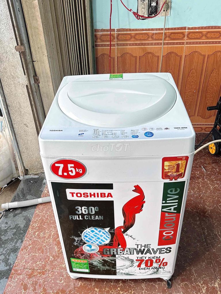 Máy giặt Toshiba 7.5kg. Mua bán Máy giặt tại Thành phố Buôn Ma Thuột Đắk Lắk được đăng bởi Tuấn tú hình 1