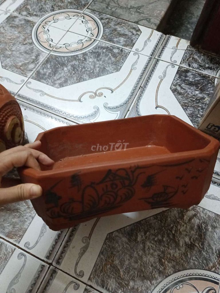 Chậu Gốm Nâu Đất Giữ Ẩm Tốt. Mua bán Cây cảnh, đồ trang trí tại Quận Đống Đa Hà Nội được đăng bởi Hằng Mun hình 1