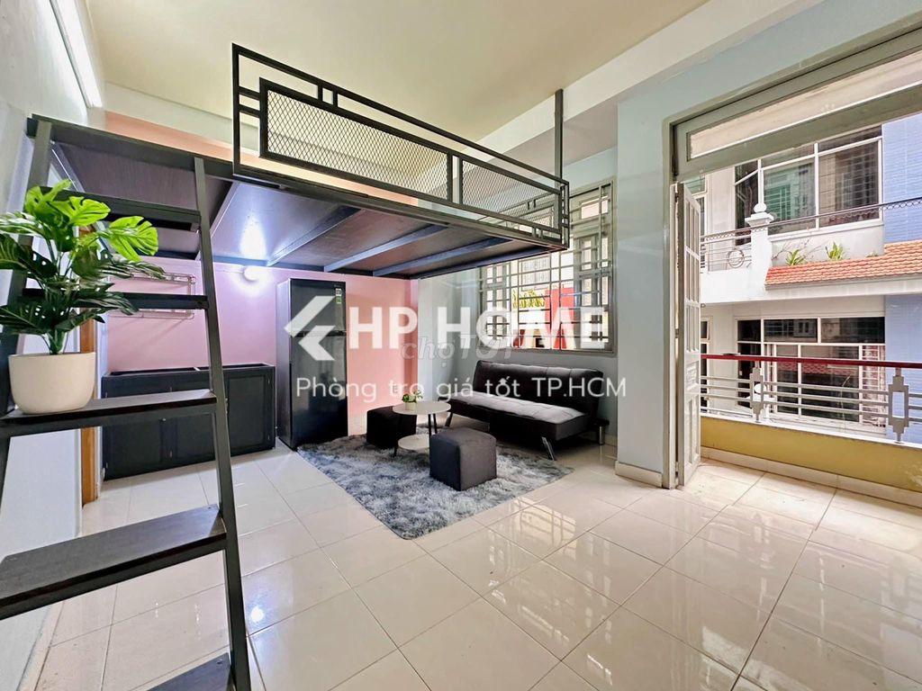 DUPLEX BAN CÔNG 35M2 FULL NỘI THẤT - KHU SÂN BAY, HOÀNG VĂN THỤ, Q3