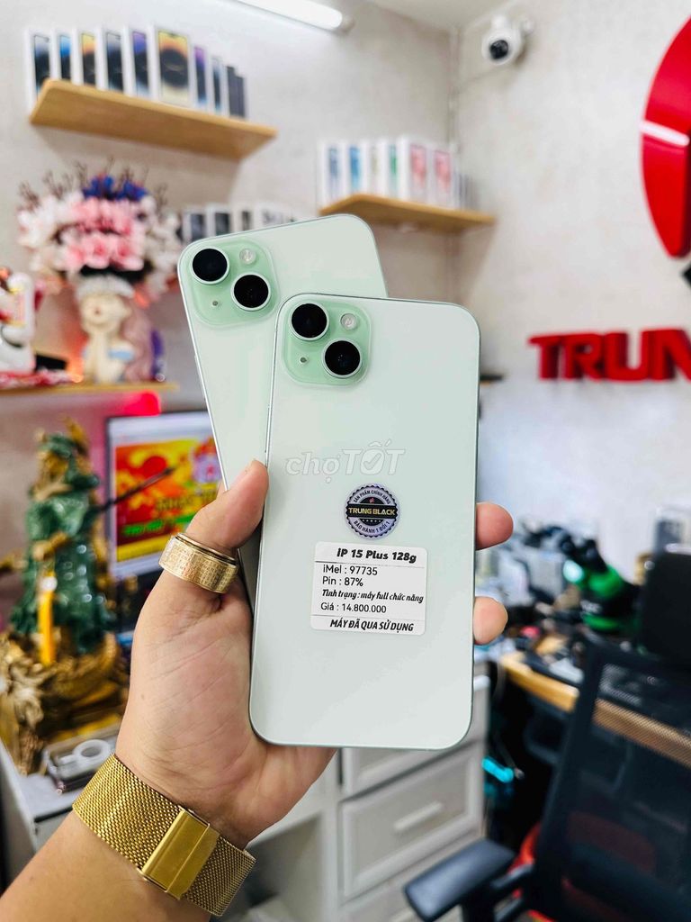 iPhone 15 Plus 128GB Xanh lá. Mua bán Điện thoại tại Thành phố Long Xuyên An Giang được đăng bởi Trung Black Long Xuyên hình 1