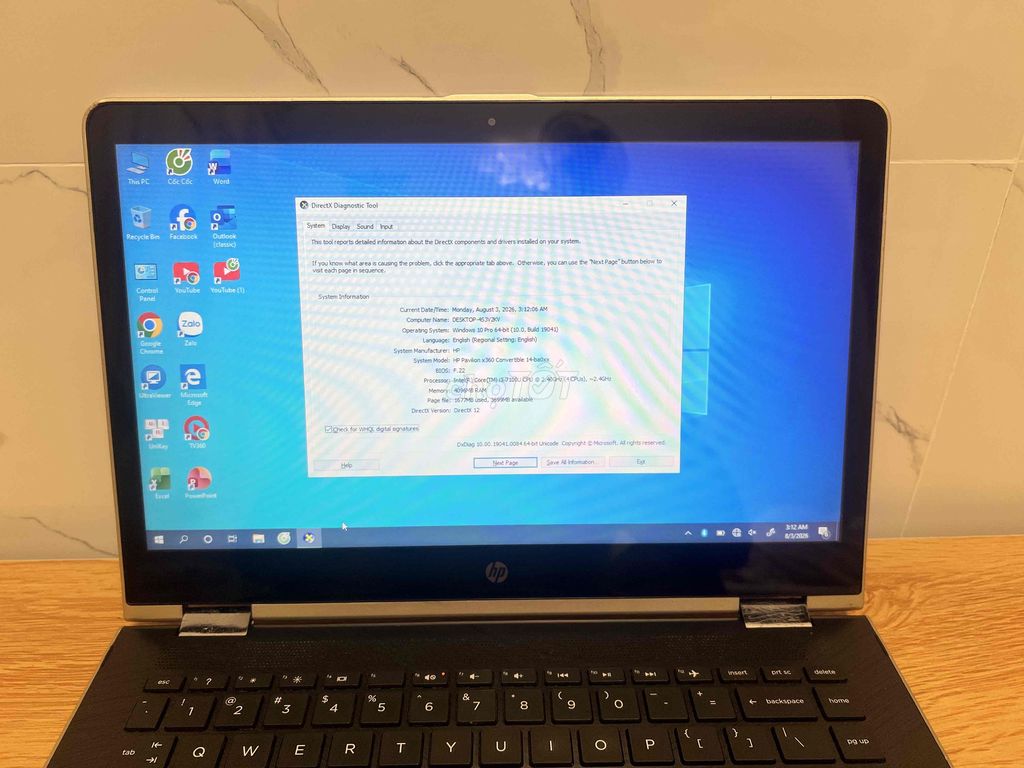 HP X360 i3 7100U 4GB/128GB Cảm ứng 2in1. Mua bán Laptop tại Thành phố Biên Hòa Đồng Nai được đăng bởi Bối Bối hình 1