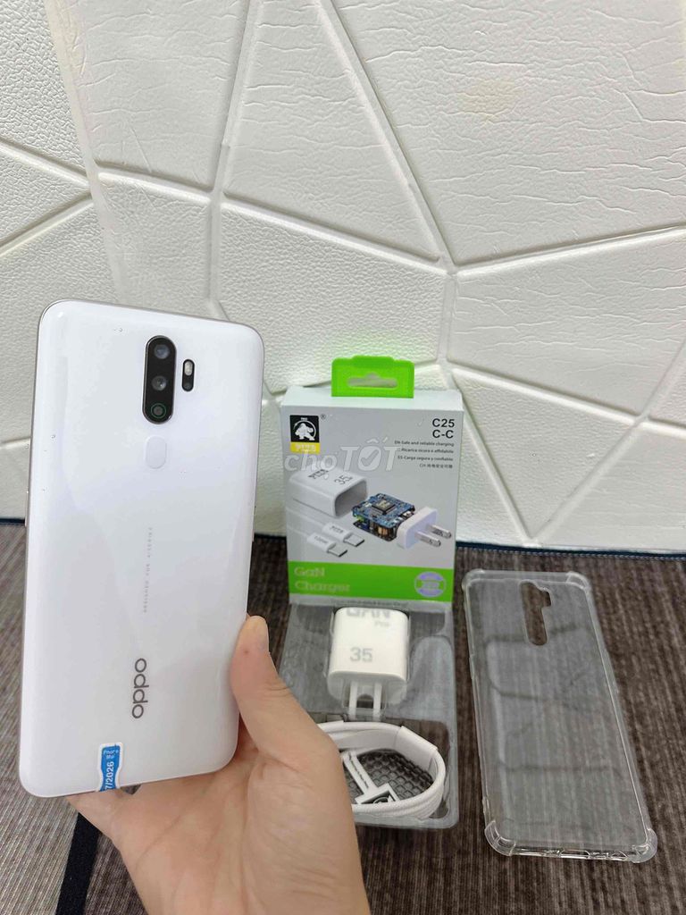 Oppo A9 2020 8GB/256GB Trắng Like New. Mua bán Điện thoại tại Quận 3 Tp Hồ Chí Minh được đăng bởi Tin Tin hình 1