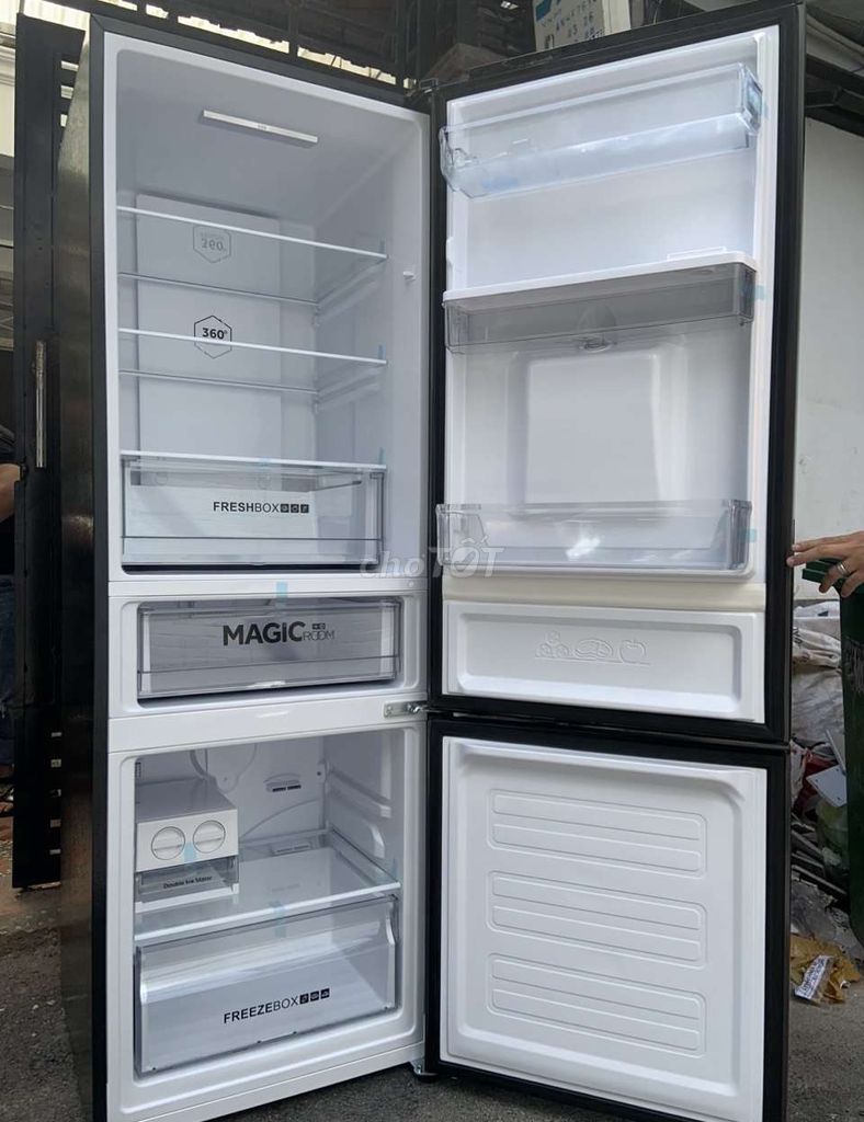 2023 Tủ lạnh Aqua Inverter 320 lít AQR-B399MA(WHB)