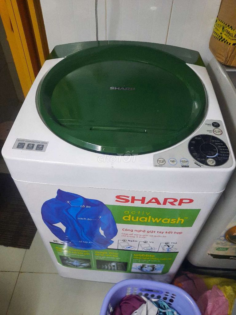 Máy giặt sharp 8.2 kg còn đẹp