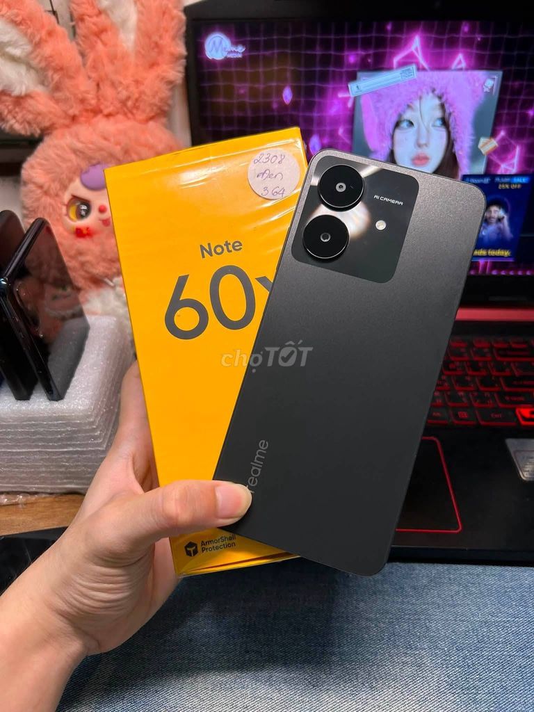 Realme Note 60X 64GB Đen 3+5GB. Mua bán Điện thoại tại Quận 5 Tp Hồ Chí Minh được đăng bởi Hội Đồ Điện Tử hình 1