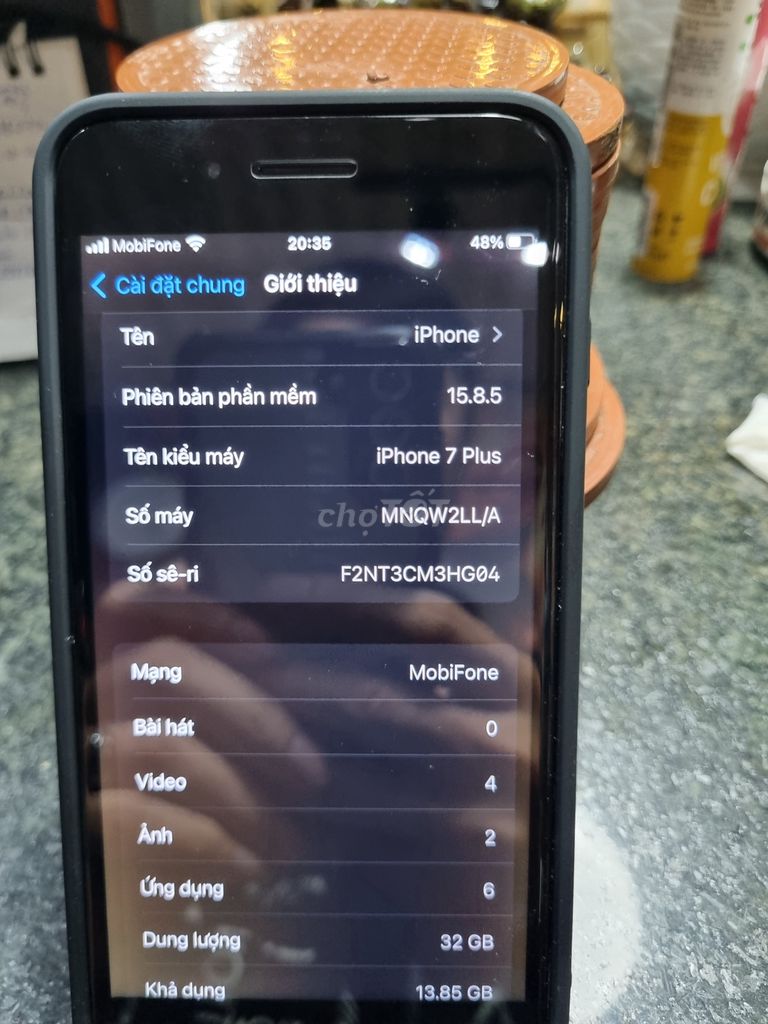Apple iPhone 7 Plus 32GB Đen. Mua bán Điện thoại tại Quận Liên Chiểu Đà Nẵng được đăng bởi lehuy hình 1