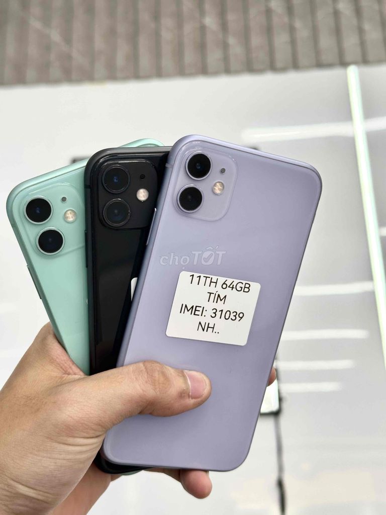 iPHONE 11TH 64GB📲HỖ TRỢ GÓP BAO DUYỆT HS/SV 💜😜