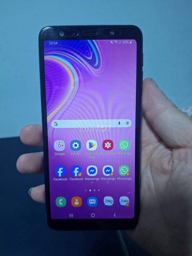 Samsung Galaxy A7 128GB Xanh Android 10. Mua bán Điện thoại tại Quận 5 Tp Hồ Chí Minh được đăng bởi Hội Đồ Điện Tử hình 1