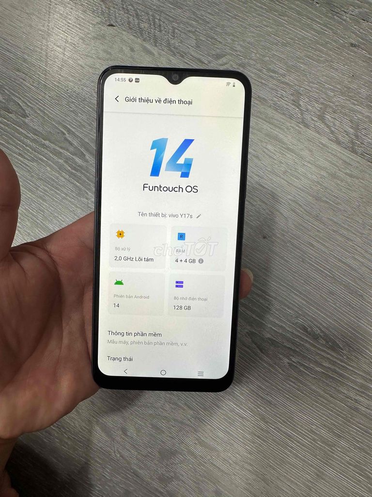 Vivo Y17s ram 4+4/128GB Đen 98% cam kết không lỗi. Mua bán Điện thoại tại Quận 3 Tp Hồ Chí Minh được đăng bởi nguyen  hình 1