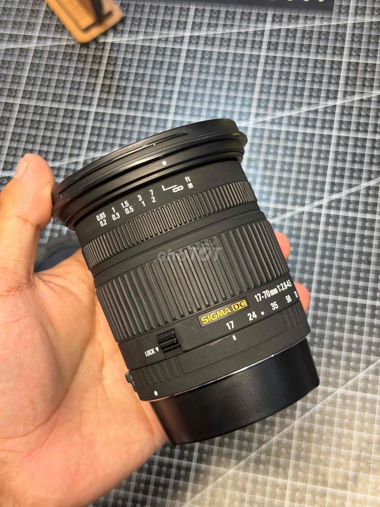 Ống kính Sigma 17-70mm F2.8-4.5 Đen Đã sử dụng. Mua bán Máy ảnh, Máy quay tại Quận 7 Tp Hồ Chí Minh được đăng bởi long hình 1
