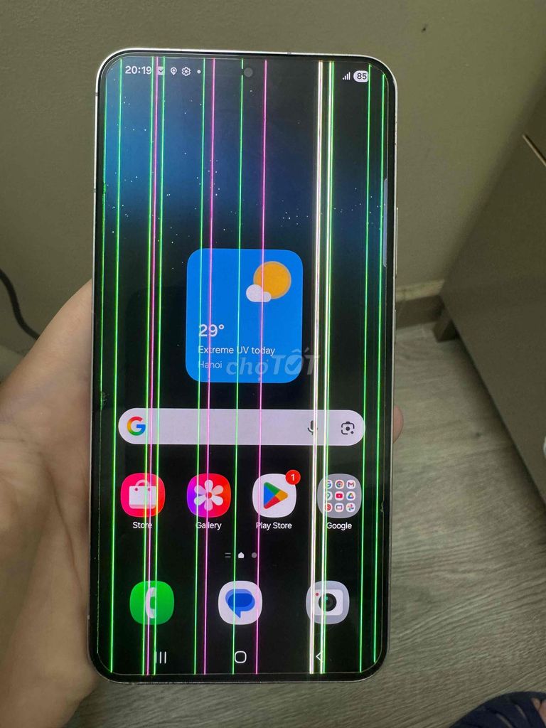 Samsung S22 Plus 128GB trắng sọc màn. Mua bán Điện thoại tại Quận Bắc Từ Liêm Hà Nội được đăng bởi nguyen kim chi hình 1
