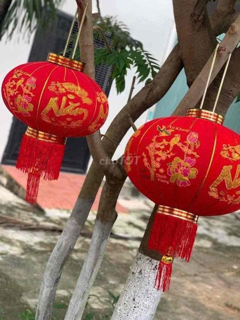 lồng đèn nhung đỏ 139k/cặp