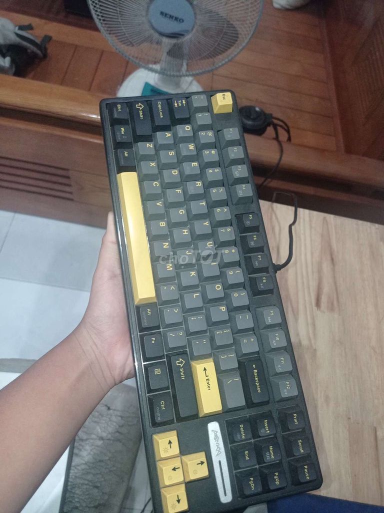 Bàn phím cơ Monka 3087 Pro Đen vàng. Mua bán Phụ kiện (Màn hình, Chuột...) tại Huyện Kiên Lương Kiên Giang được đăng bởi Huỳnh Gia Phước hình 1