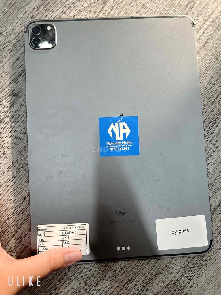 Ipad Pro M1 Bypass Giá Rẻ. Mua bán Máy tính bảng tại Thành phố Thủ Đức Tp Hồ Chí Minh được đăng bởi Ngân anh mobile hình 1