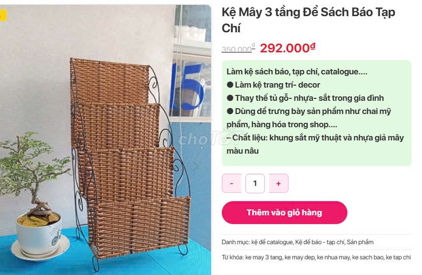 Giá báo và Kệ nước