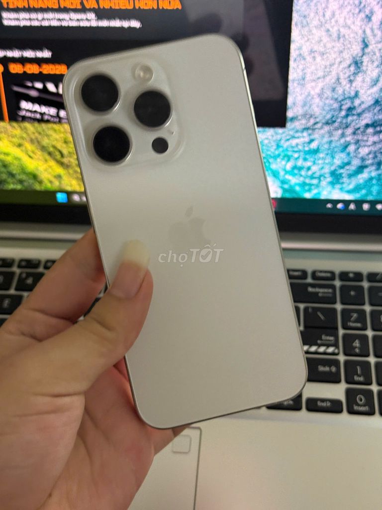 🥰iphone 15 pro quốc tế 128gb thay màn oled full cn. Mua bán Điện thoại tại Quận Thanh Xuân Hà Nội được đăng bởi Thành Vũ Mobile hình 1