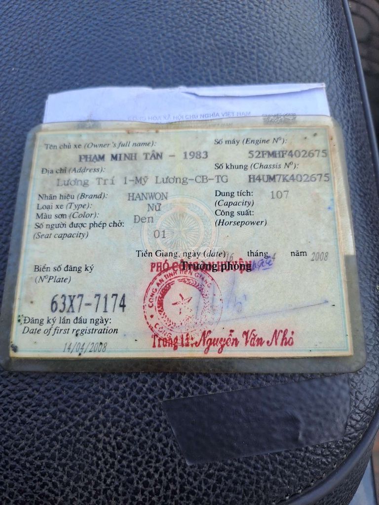 Wave TQ 110 đời đầu xe đẹp máy êm bình đề đầy đủ. Mua bán Xe máy tại Thành phố Sa Đéc Đồng Tháp được đăng bởi Anh Thành hình 6