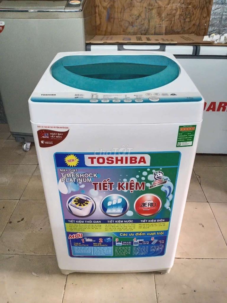 Thanh lý máy giặt Toshiba 7,2 kg chạy tốt có ship