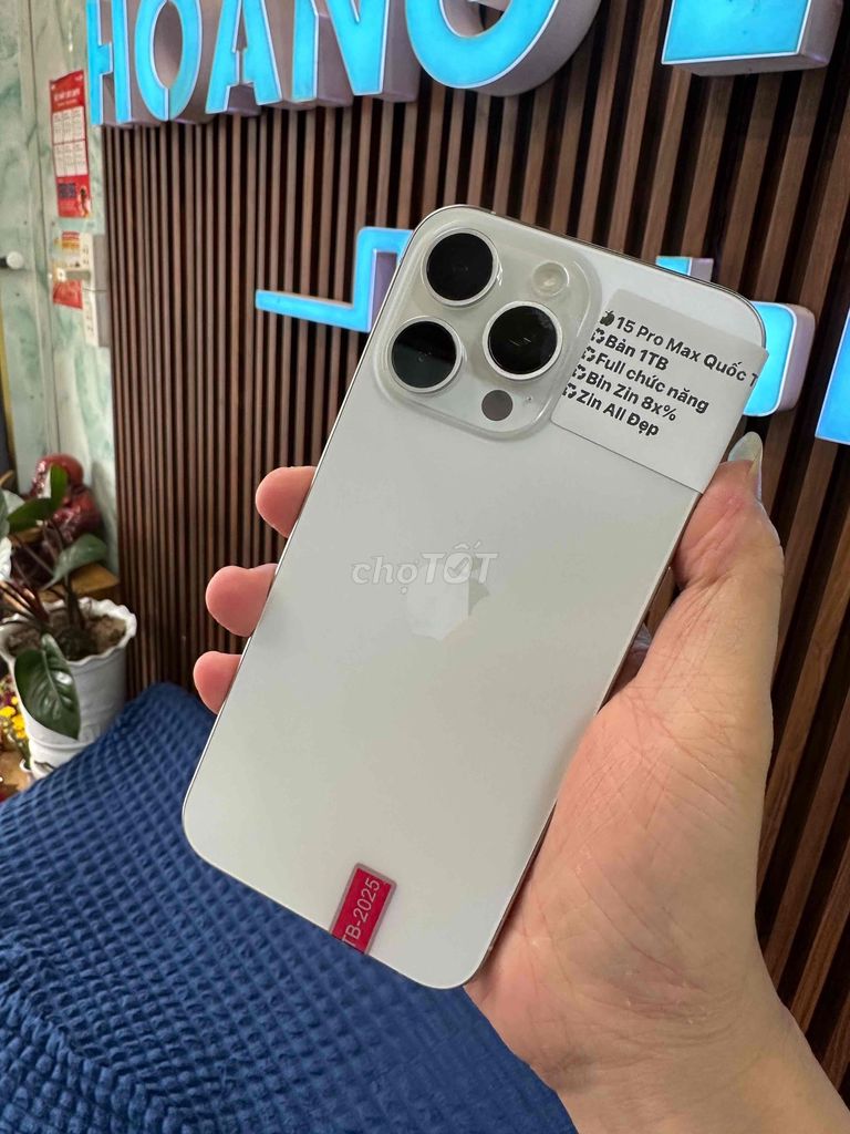 🍎15 Pro Max / Bản 1TB nguyên zin Alll Quốc Tế. Mua bán Điện thoại tại Thành phố Huế Thừa Thiên Huế được đăng bởi Hoàng Lộc Smartphone  hình 1