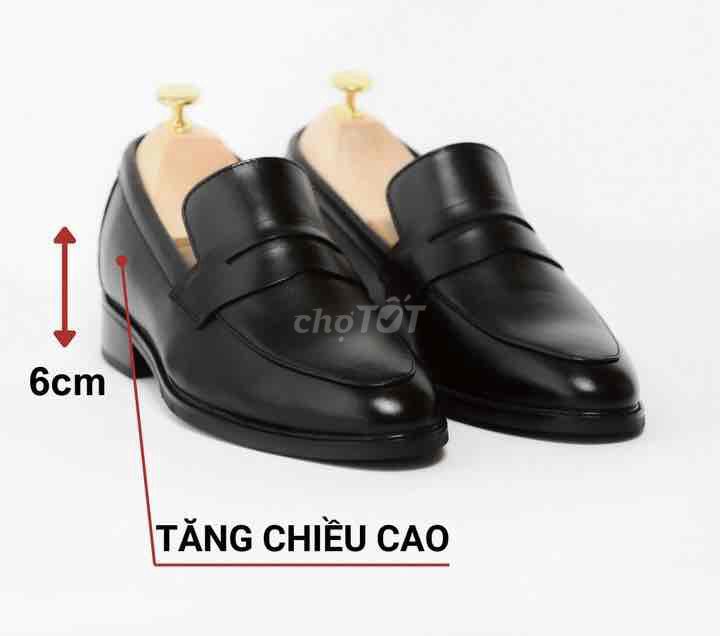 GIÀY LƯỜI NAM TĂNG CHIỀU CAO 6CM MÀU ĐEN - SCC09. Mua bán Giày dép tại Huyện Hóc Môn Tp Hồ Chí Minh được đăng bởi anh duy hình 4