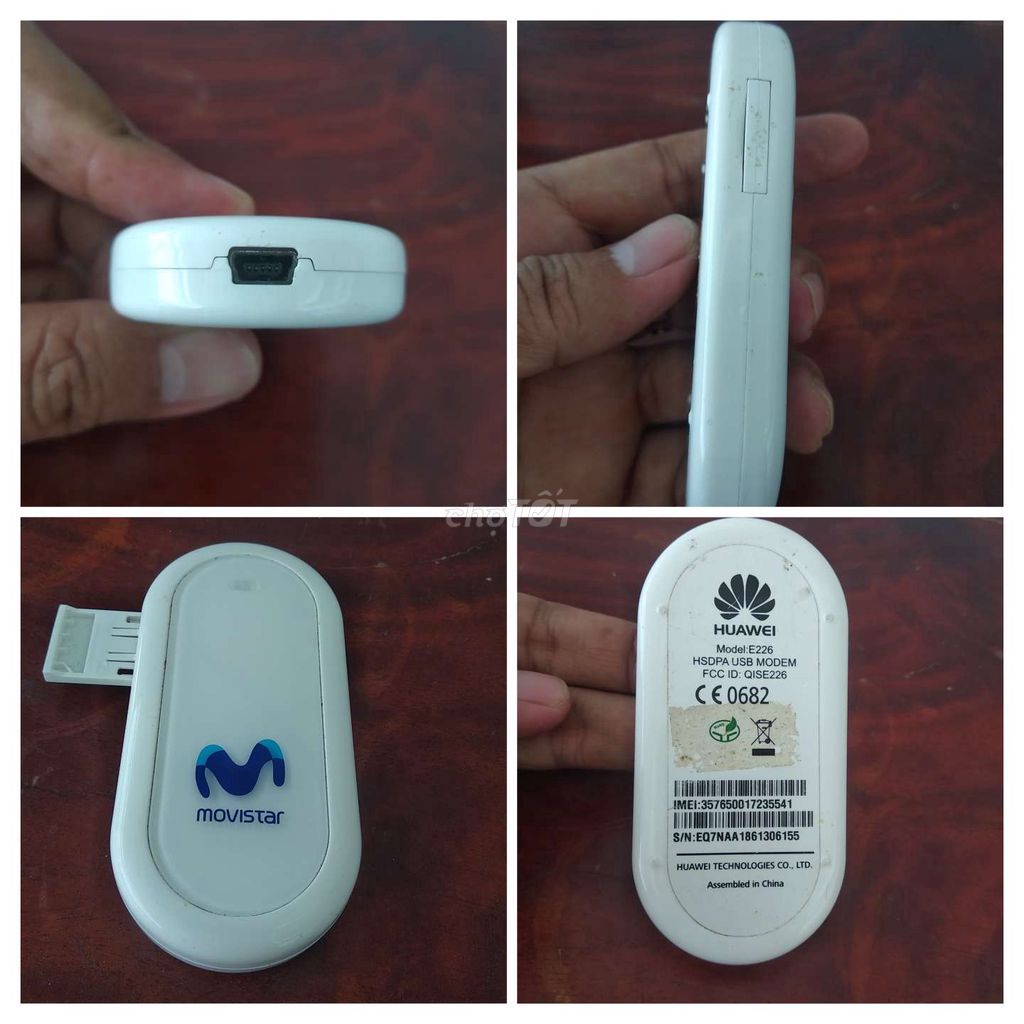 Modem USB 3G/GSM Huawei E226(chưa test),sip xa. Mua bán Phụ kiện (Màn hình, Chuột...) tại Quận Ninh Kiều Cần Thơ được đăng bởi Shop Tứ Quí hình 1