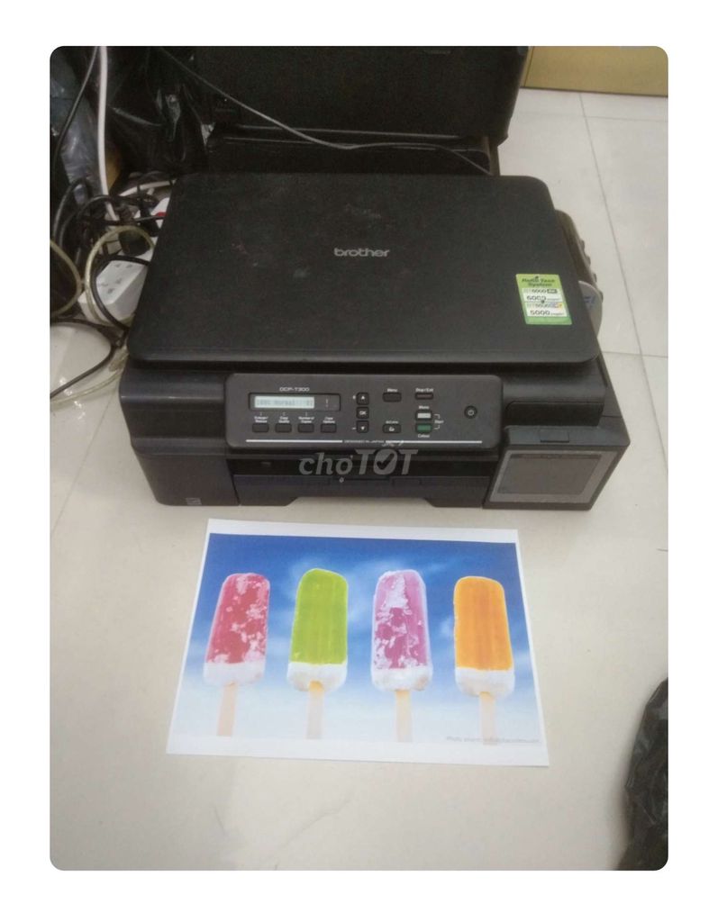 Máy in màu đa năng Brother T300, có mực liên tục