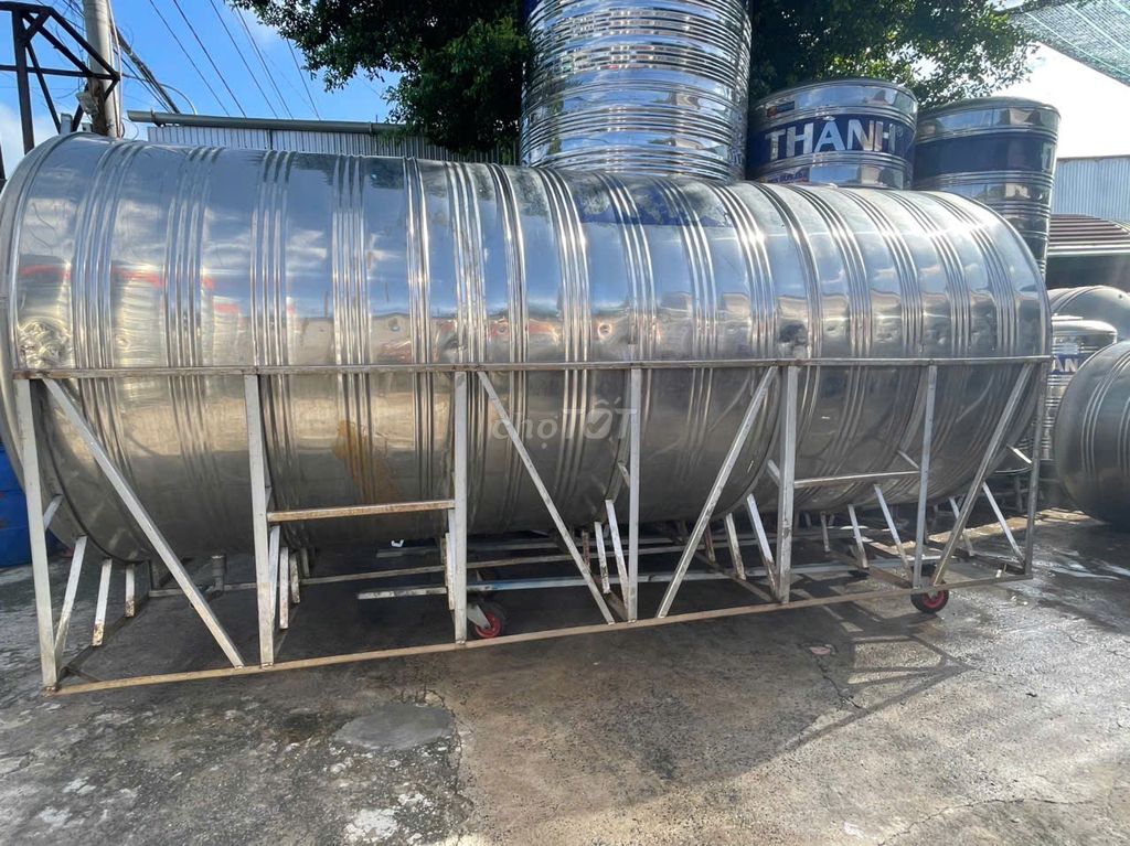 Bồn nước Đại Thành Inox 10000 Lít Nằm cũ. Mua bán Nội thất, đồ gia dụng khác tại Huyện Củ Chi Tp Hồ Chí Minh được đăng bởi BỒN NHỰA VÀ INOX hình 1