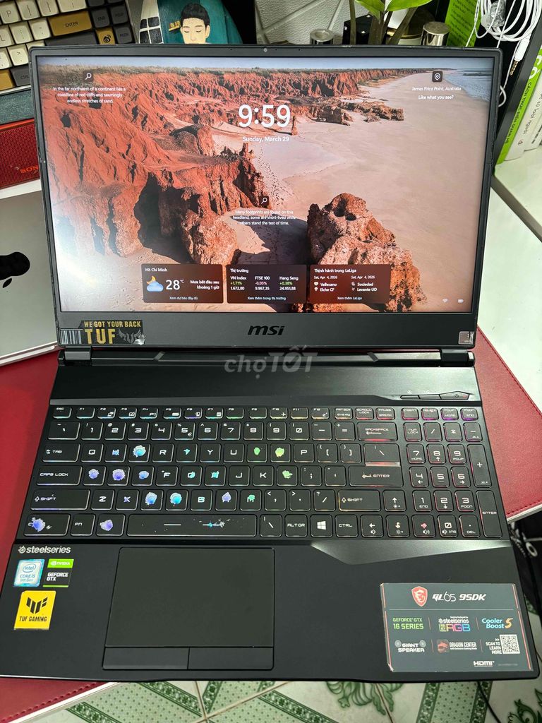 MSI GL65 i5-9300H 15.6 144h 8GB/512GB GTX1660Ti 8G. Mua bán Laptop tại Quận Gò Vấp Tp Hồ Chí Minh được đăng bởi Gaara hình 1