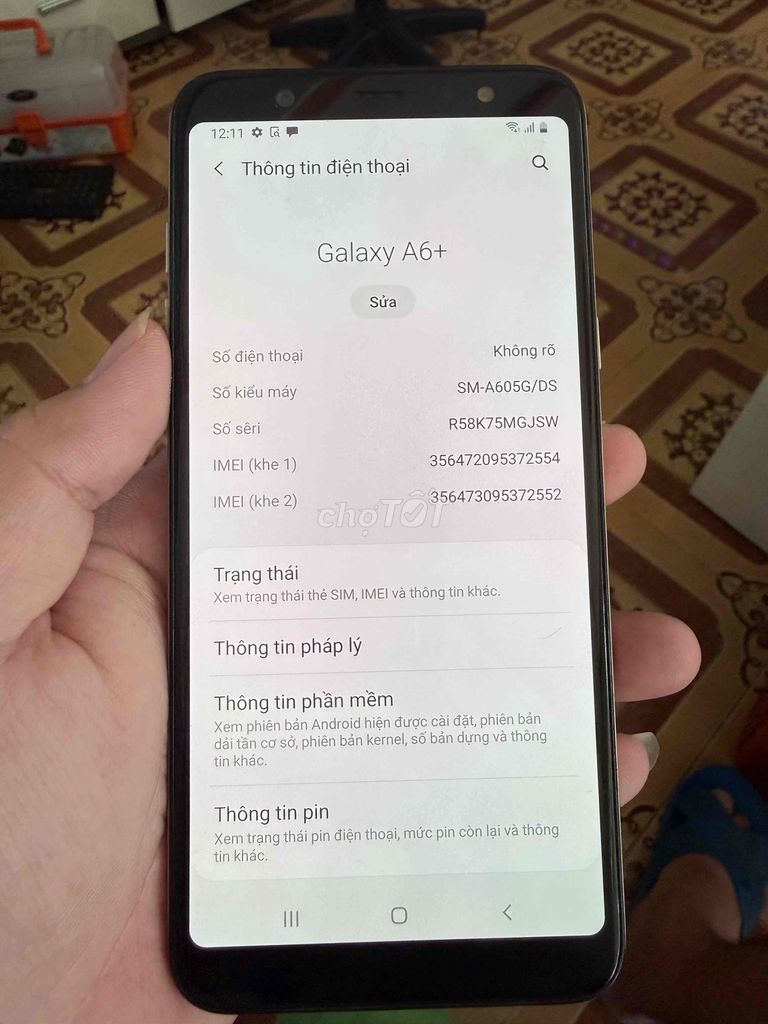 Samsung Galaxy A6+ 4GB/32GB Vàng. Mua bán Điện thoại tại Thành phố Mỹ Tho Tiền Giang được đăng bởi Đức Thành hình 1