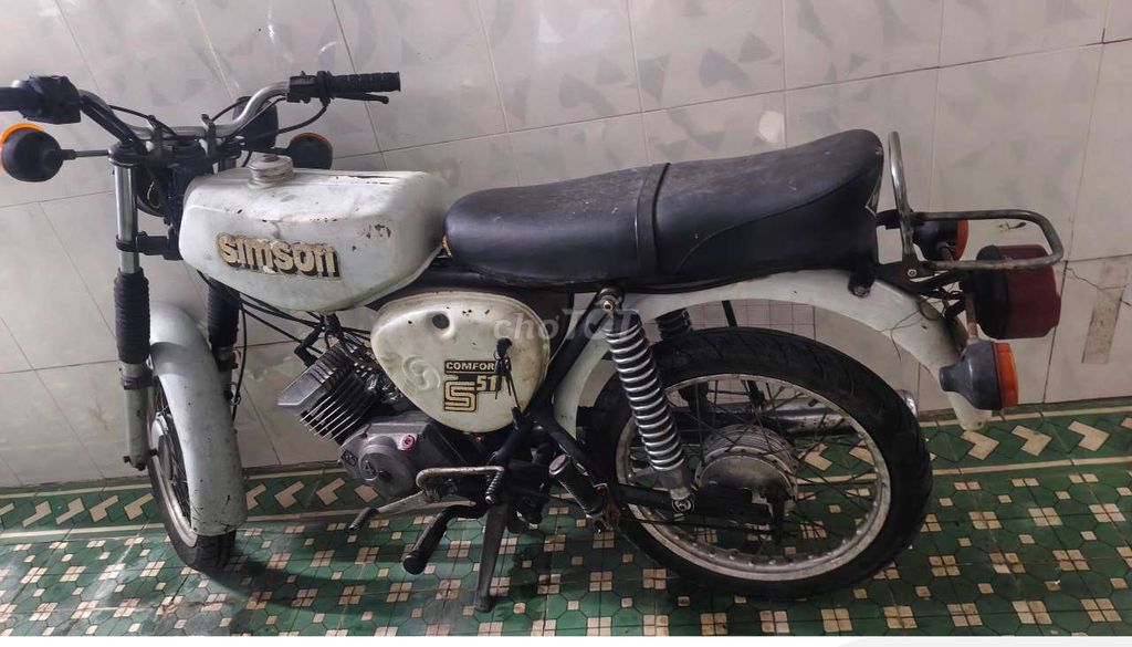 Мотоцикл Simson S51 Классический Белый