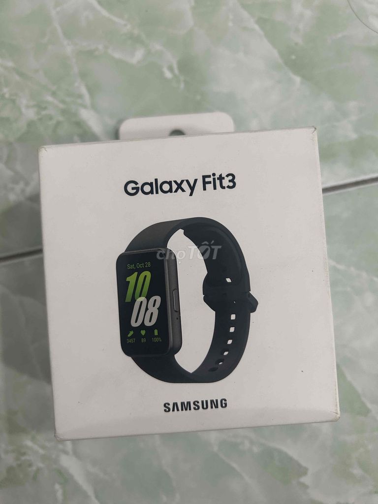 Samsung Galaxy Fit 3 Đen Chưa sử dụng. Mua bán Thiết bị đeo thông minh tại Quận 1 Tp Hồ Chí Minh được đăng bởi Thủy Vũ hình 1