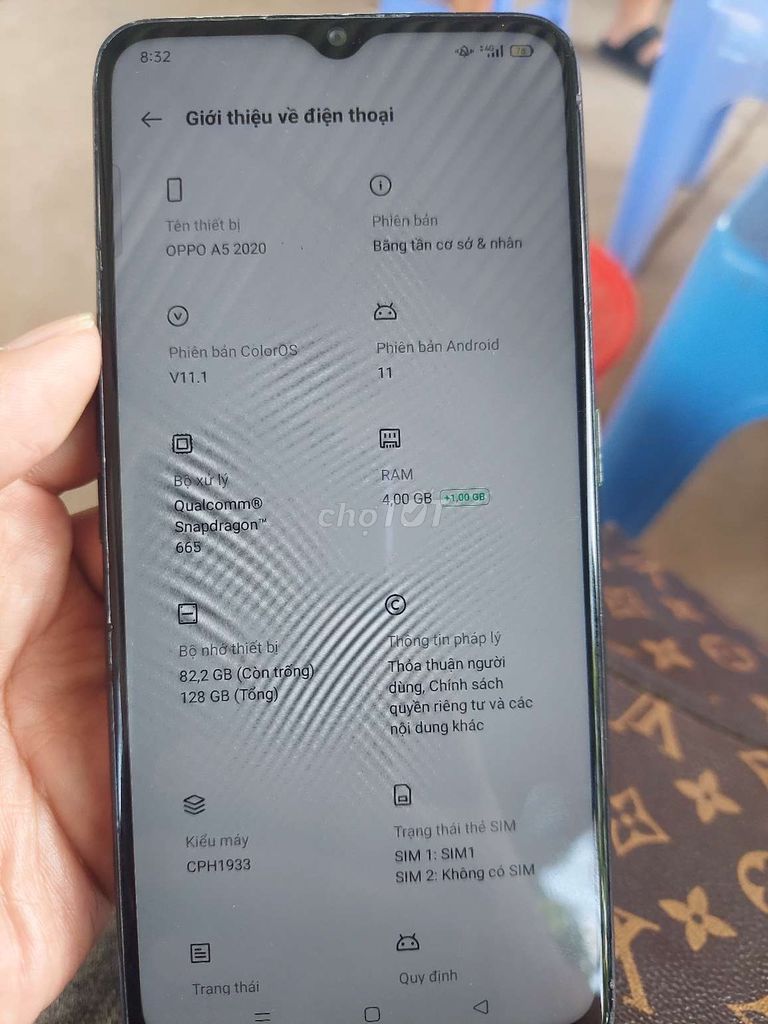OPPO A5 2020 4GB 128GB Đen. Mua bán Điện thoại tại Huyện Long Thành Đồng Nai được đăng bởi Nhân Tâm hình 1