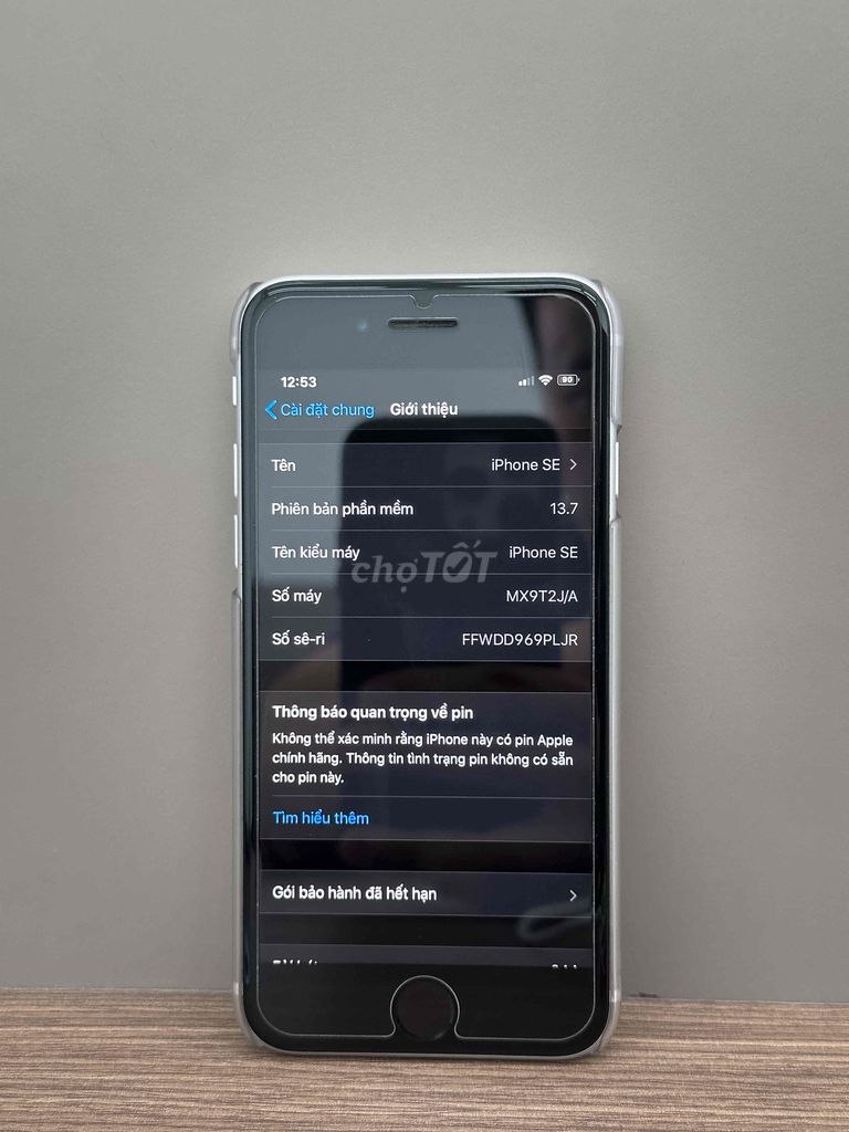 Apple iPhone SE 2020 64GB Trắng Like New. Mua bán Điện thoại tại Thành phố Bến Tre Bến Tre được đăng bởi Ông Thương Công Nghệ hình 1