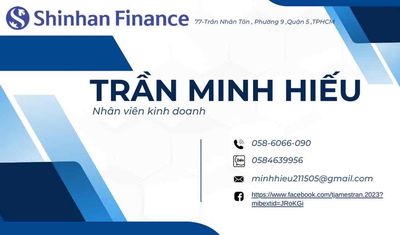 Hỗ trợ vay tiêu dùng Shinhan Finance