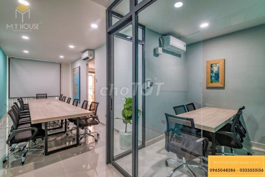 Officetel 45m2 Rivergate Nội Thất Văn Phòng 15 Người Gía 15,5Tr