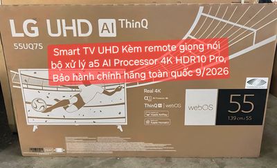 TV 4K LG 55UQ7550 55in 4K Giọng Nói BảoHành 9/2026. Mua bán Tivi, Âm thanh tại Quận 8 Tp Hồ Chí Minh được đăng bởi Nguyen nguyen