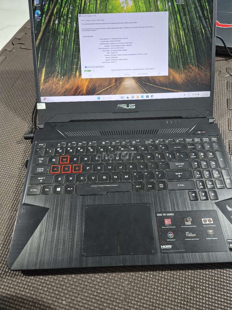 Asus TUF Gaming R5-3550H 15.6 inch. Mua bán Laptop tại Thành phố Đà Lạt Lâm Đồng được đăng bởi phong hình 1