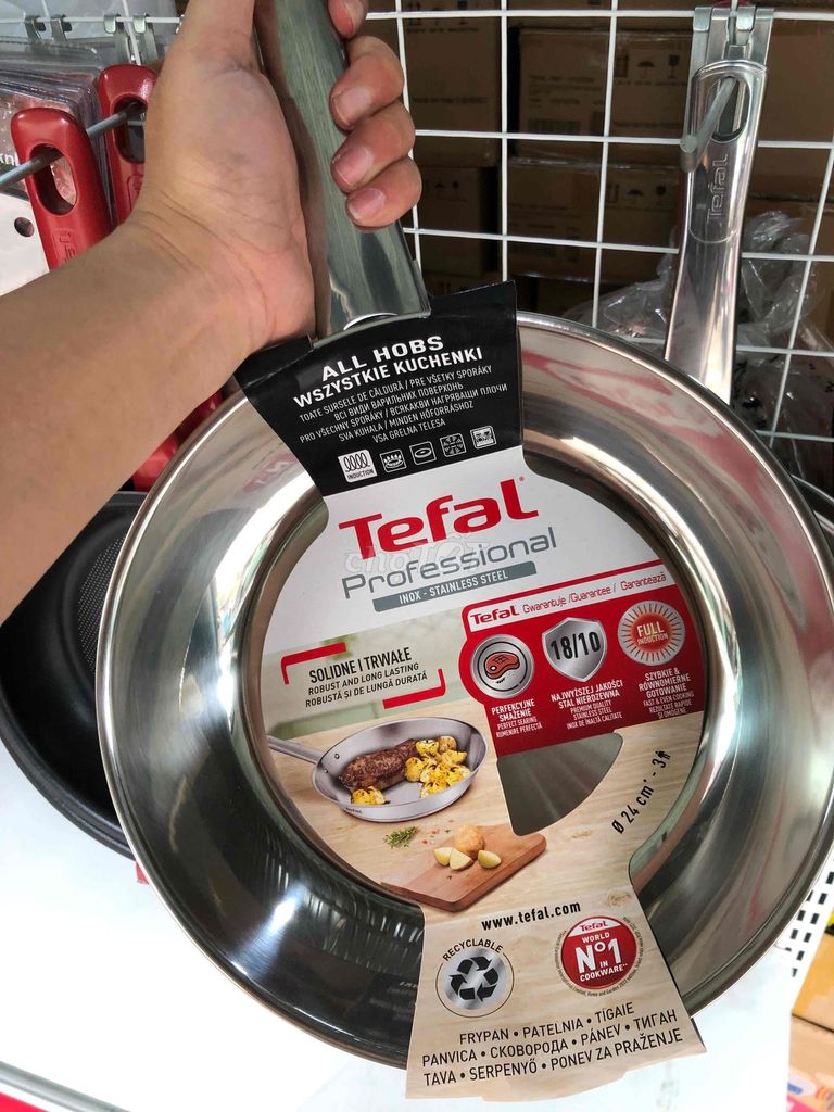 chảo inox tefal 24cm