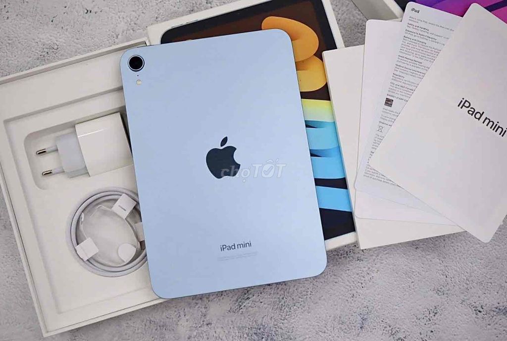 Ipad Mini 7 128g xanh P100% vn bh t5/27 sạc it. Mua bán Máy tính bảng tại Quận 10 Tp Hồ Chí Minh được đăng bởi Lynh My Apple  hình 1