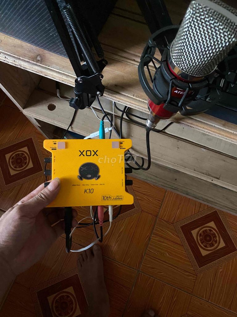Sound card XOX K10 Vàng Đã sử dụng. Mua bán Tivi, Âm thanh tại Huyện Trấn Yên Yên Bái được đăng bởi Lê Tiến Anh hình 1