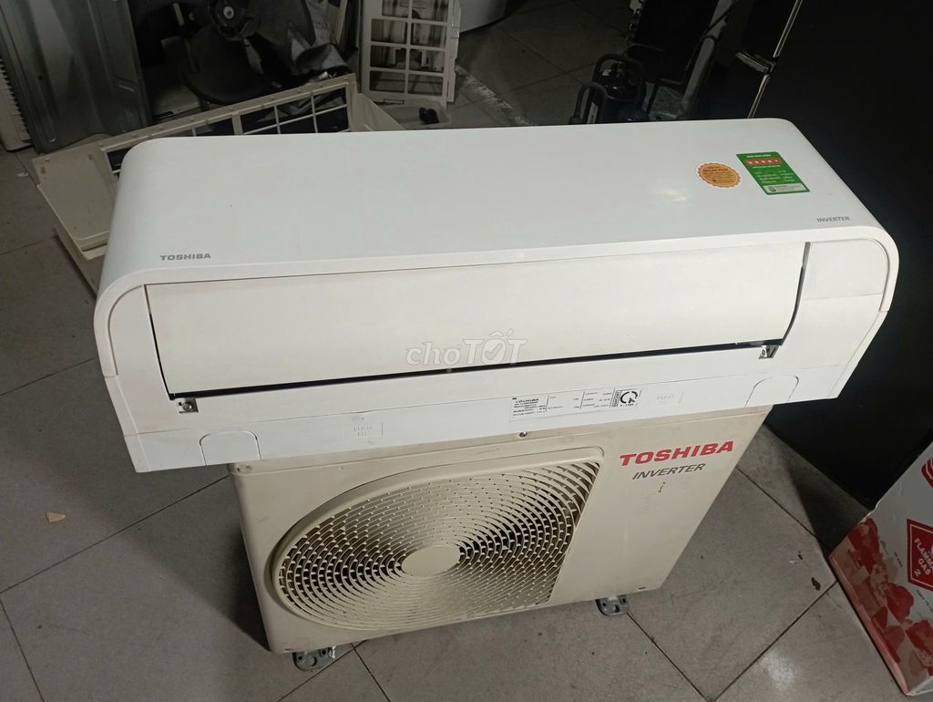 Máy lạnh Toshiba Inverter 1.5HP RAS-H13PKCVG-V. Mua bán Máy lạnh, điều hoà tại Quận 8 Tp Hồ Chí Minh được đăng bởi QUANG PHÁT hình 1