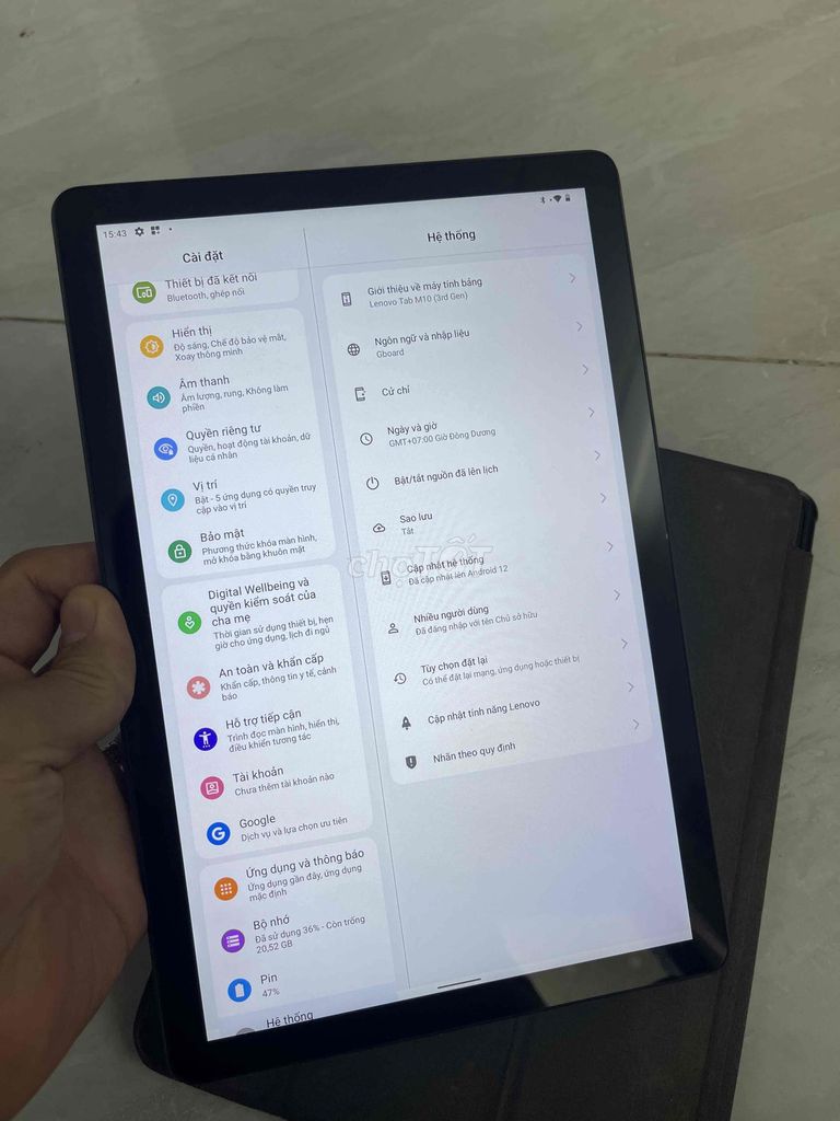 Lenovo Tab M10 Gen 3 10.1 inch 3GB/32GB android 12. Mua bán Máy tính bảng tại Quận 8 Tp Hồ Chí Minh được đăng bởi Thanh Tâm Mobile hình 1