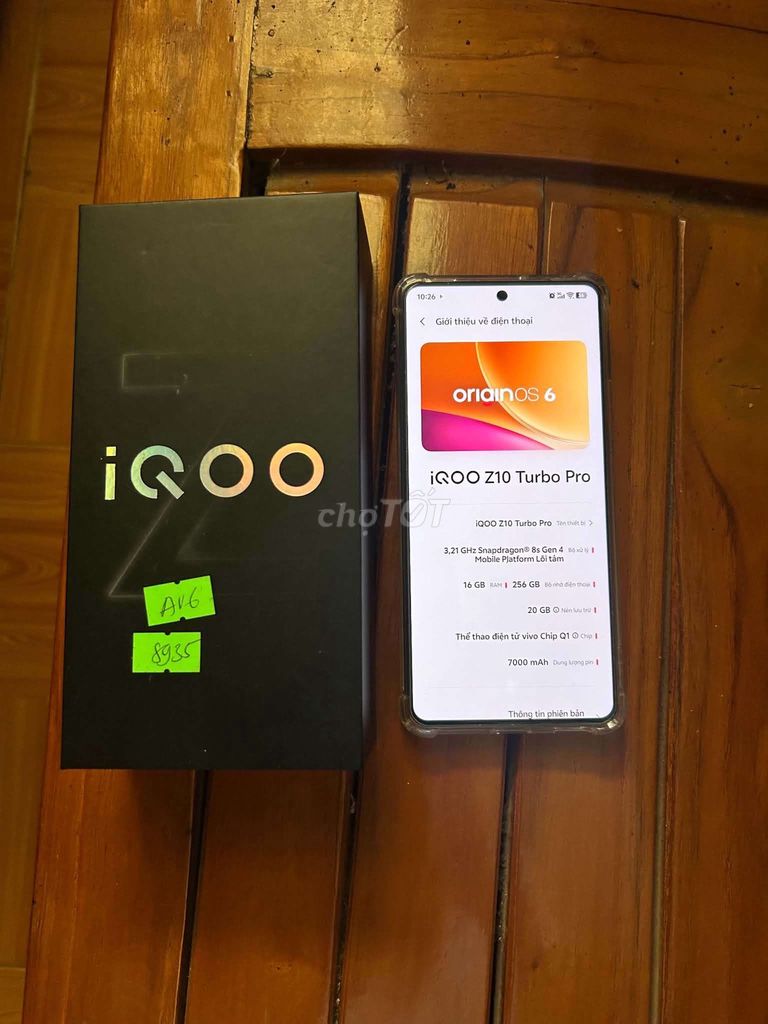 iQOO Z10 Turbo Pro 16GB/256GB. Mua bán Điện thoại tại Huyện Phong Điền Thừa Thiên Huế được đăng bởi Lâm hình 1