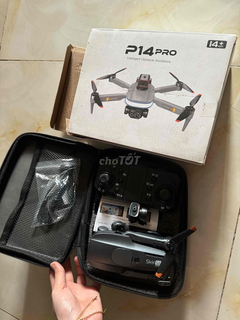 Máy bay không người lái Flycam P14 MAX Cảm biến ch