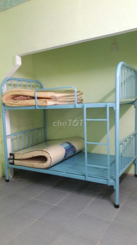 Giường ngủ sắt 2 tầng MỚI giá rẻ giao miễn phí HCM