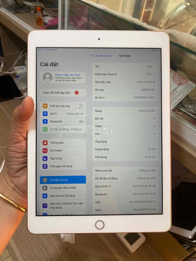 em về thêm ít gen6 4G 32G ios 13.>17. zin keng AZ