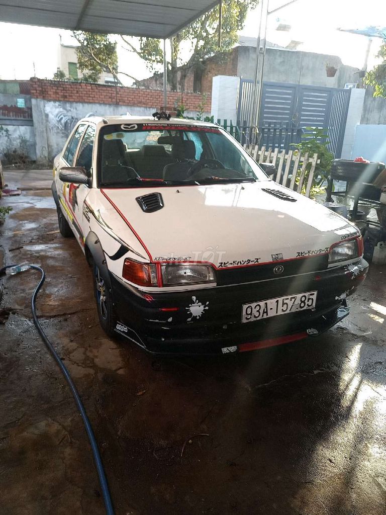 Mazda 323 Trắng 2000km. Mua bán Ô tô tại Huyện Krông Pắc Đắk Lắk được đăng bởi hau  hình 3