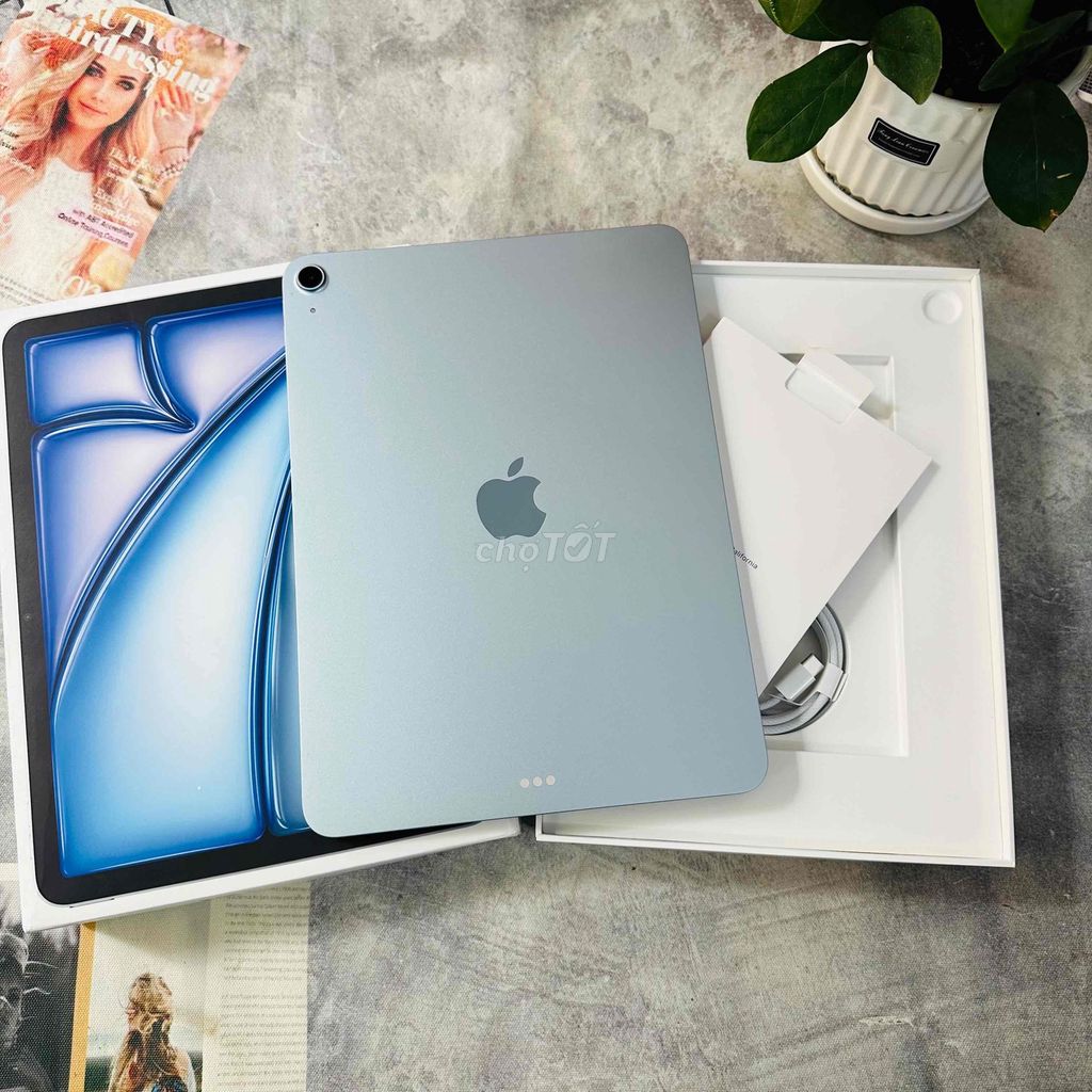 Apple iPad Air 7 256GB Xanh dương Mới. Mua bán Máy tính bảng tại Quận Đống Đa Hà Nội được đăng bởi Cảnh hình 1