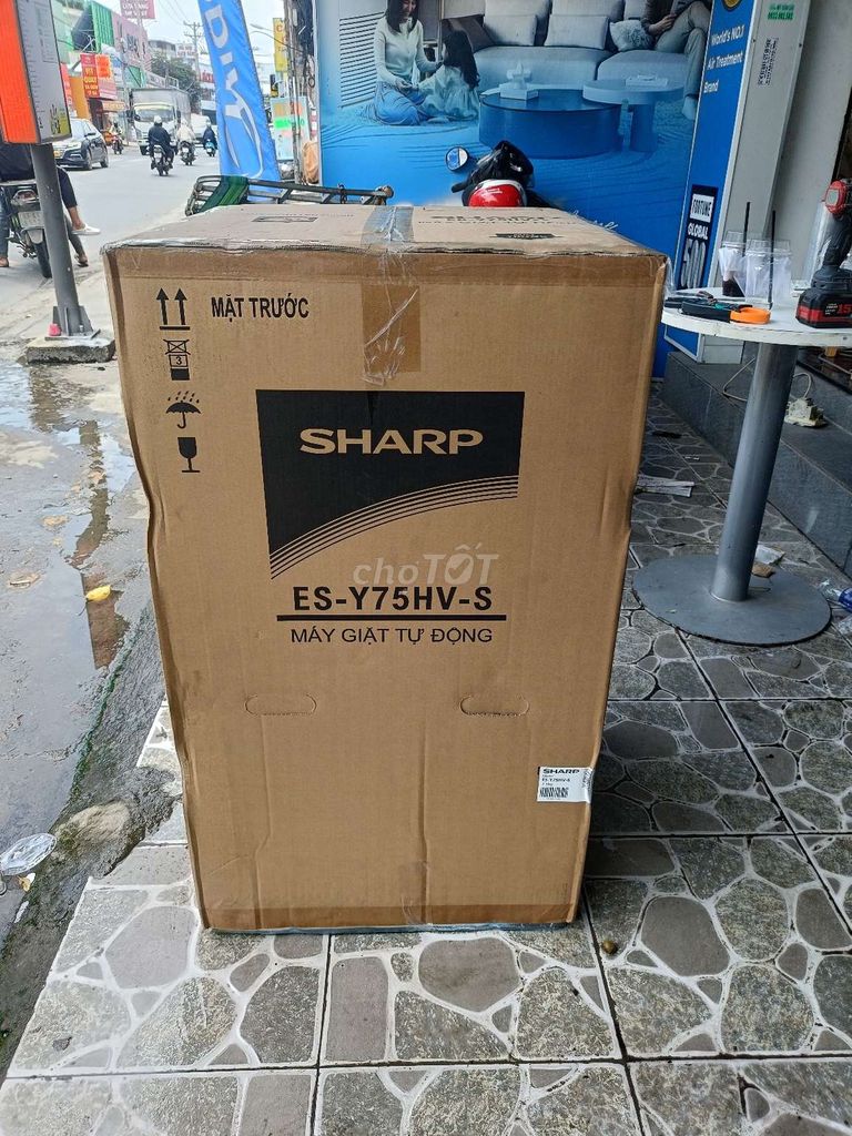 Máy giặt Sharp ES-Y75HV-S 7.5kg mới nguyên thùng. Mua bán Máy giặt tại Quận Bình Thạnh Tp Hồ Chí Minh được đăng bởi Nguyễn Duy Quang hình 1